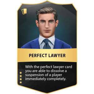 The one and only perfect lawyer card