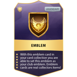 6-star legendary emblem card