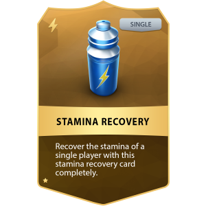 On of the two available stamina recovery cards.
